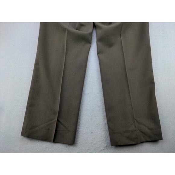 Vintage Mens Sansabelt Jaymar Ruby Pants Size 36x28 Custom Tailored Brown - Picture 6 of 13